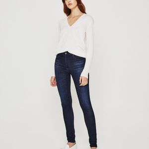 Farrah Skinny Jeans in Brooks Wash, AG Adriano Goldschmied